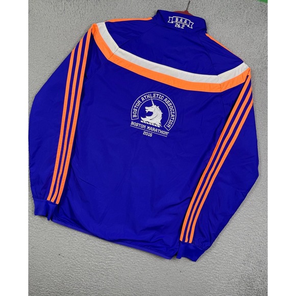 adidas Jackets & Blazers - Adidas boston‎ marathon 2015 embroidered windbreaker jacket